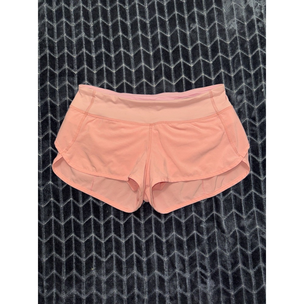 Lululemon Women's Run Time Shorts Athletic Liner Pink Size 6
